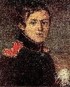 Kapiton Zelentsov Portrait of Staff Captain E A Rotaev Spain oil painting artist